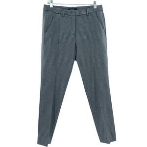 Weekend Max Mara Women's Trousers Ladies Black White Pattern Pants US Size 10